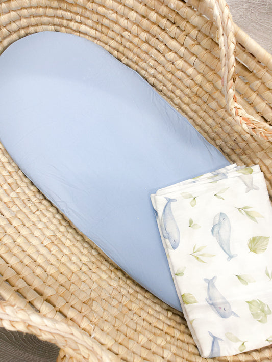 Drap-housse Baby Bleu